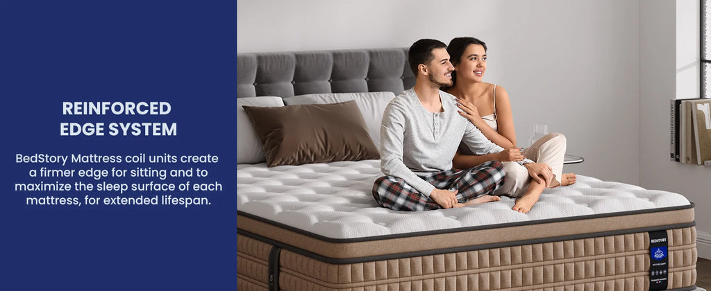 12 Inch Full/King Hybrid Gel Memory Foam Mattress,