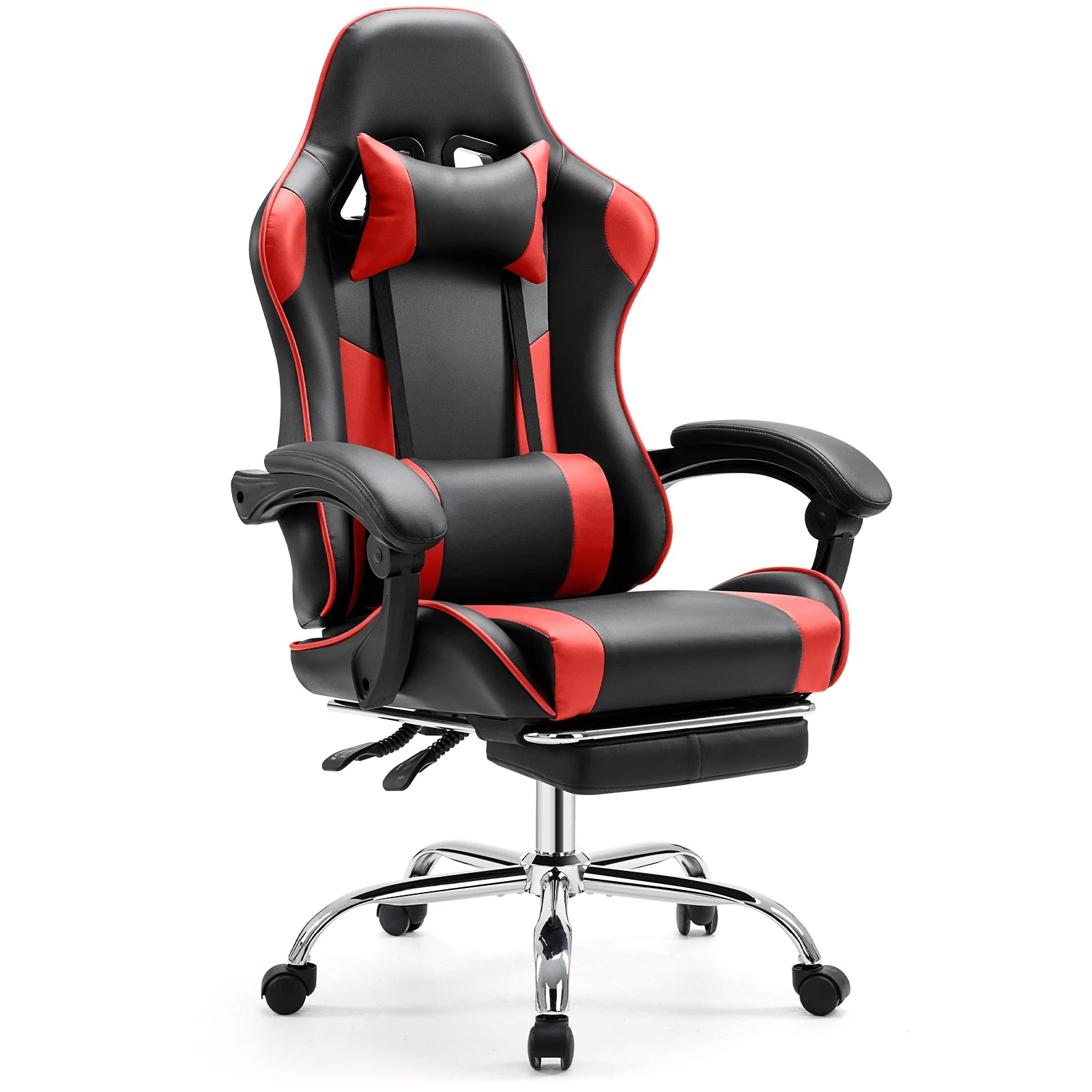 Ergonomic Office Gaming Chair with Footrest and Lumbar Support