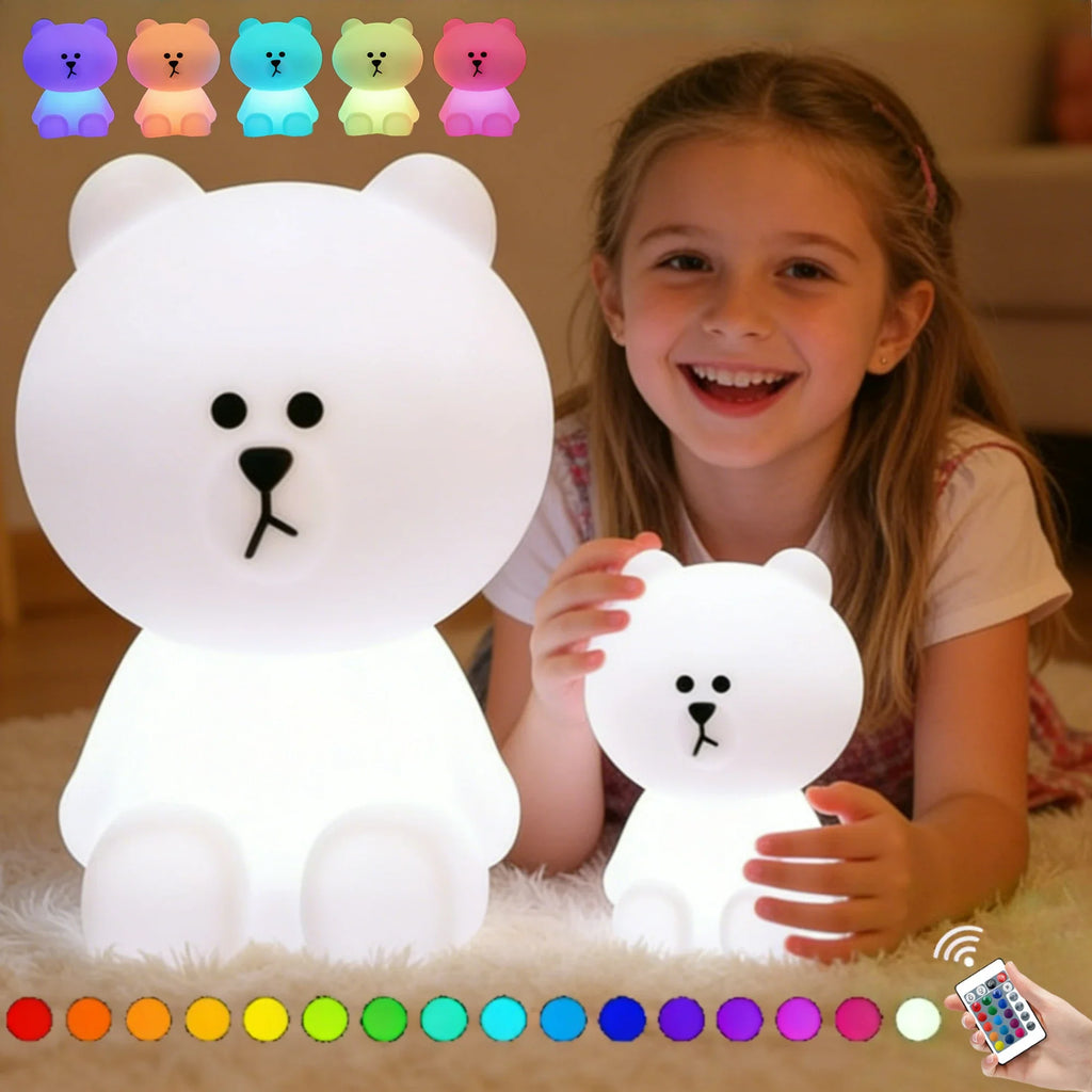 LED Cute Bear Night Lamp