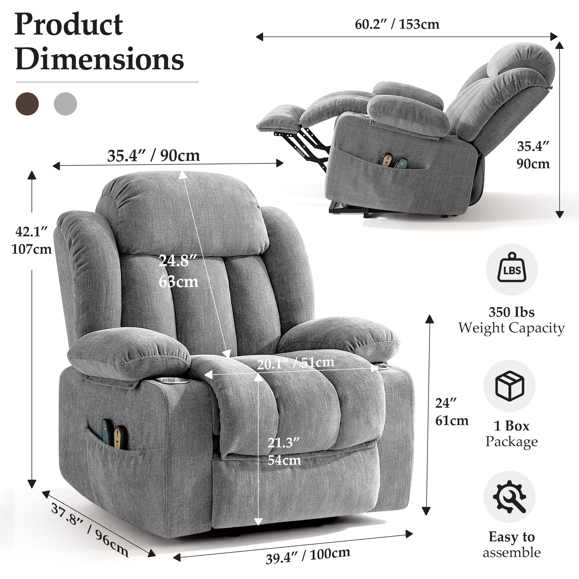 Power Lift Recliner Chair for Elderly