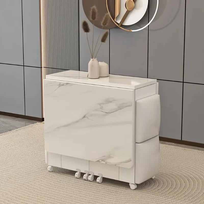 Italian Folding Dining Table 4 Stools