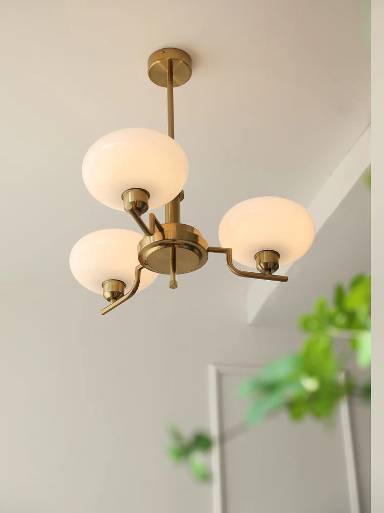 Bauhaus modern French chandelier