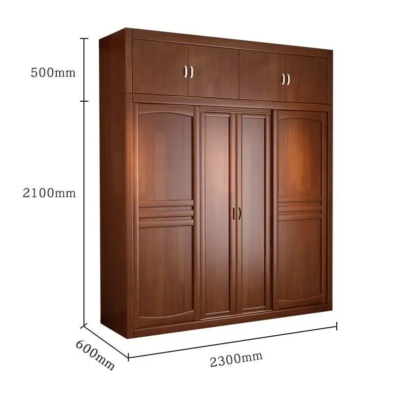 Wardrobe Solid wood sliding door