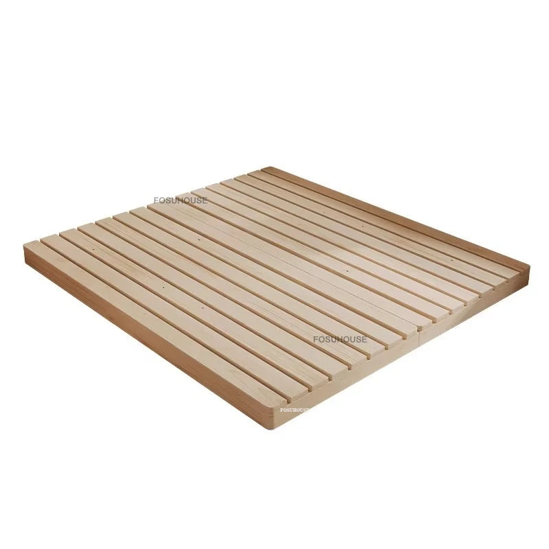Tatami Solid Wood Japanese Queen Double Bed Frame