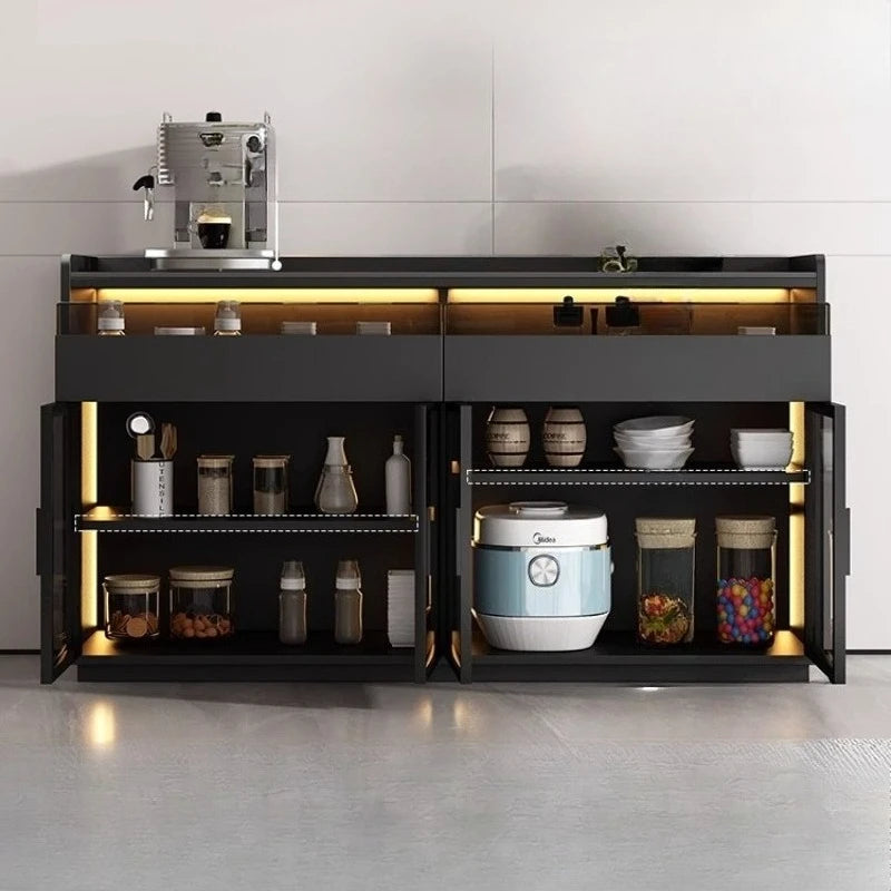 Modern Dining Room Buffet Cabinet with LED