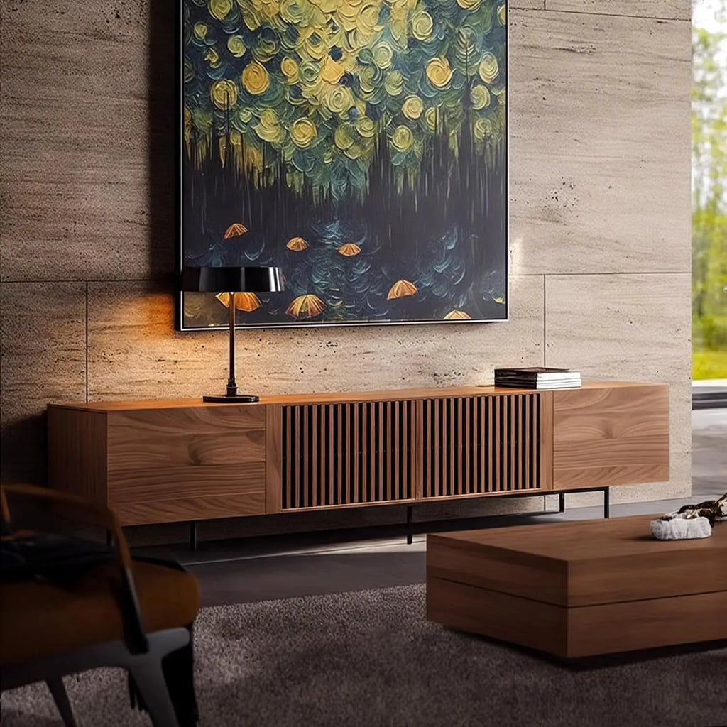 Large Entertainment Center Media Console
