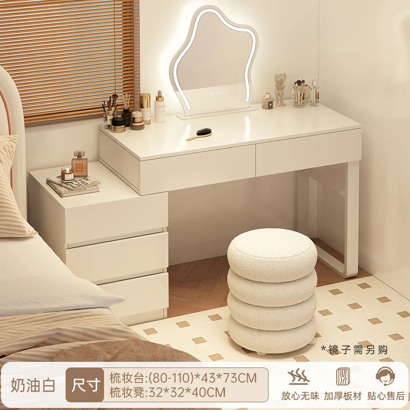 Elegant Minimalist Vanity Table Storage