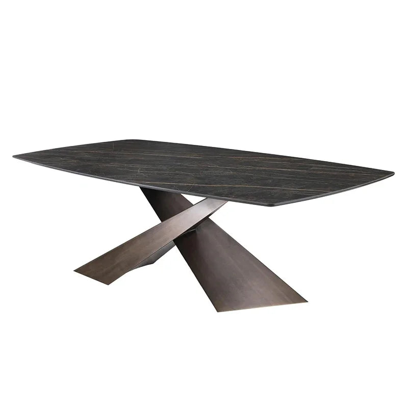 Italian Light High Quality Luxury Minimalist Dining Table