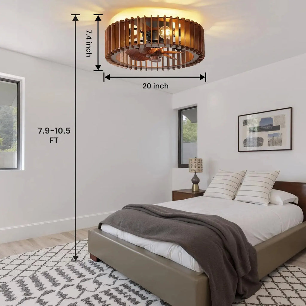 Scandinavian Ceiling Fan Pendant Light