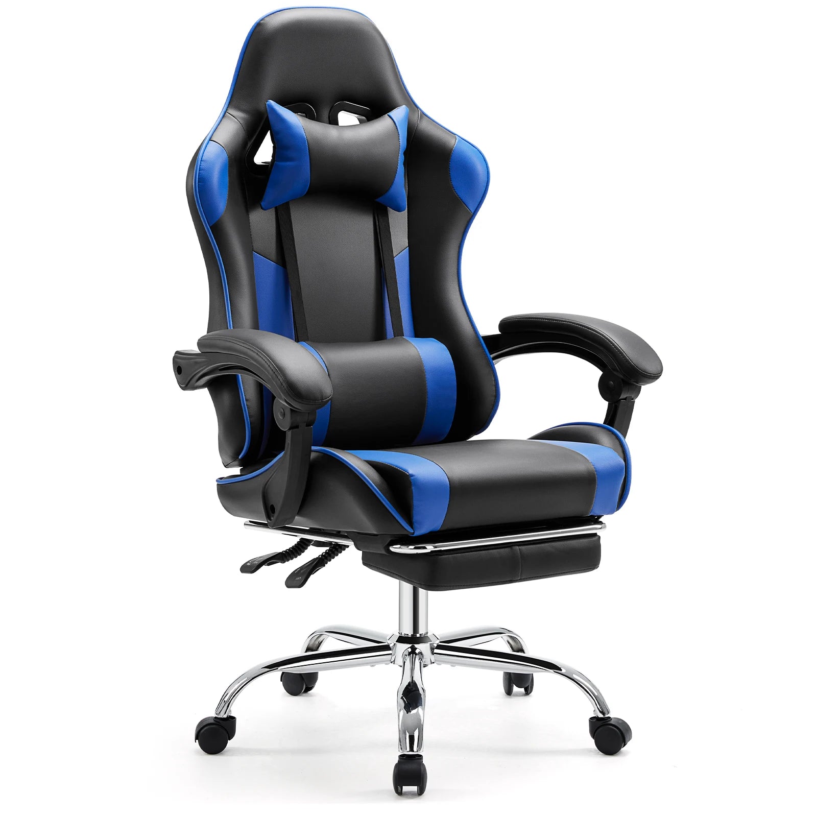 Ergonomic Office Gaming Chair with Footrest and Lumbar Support