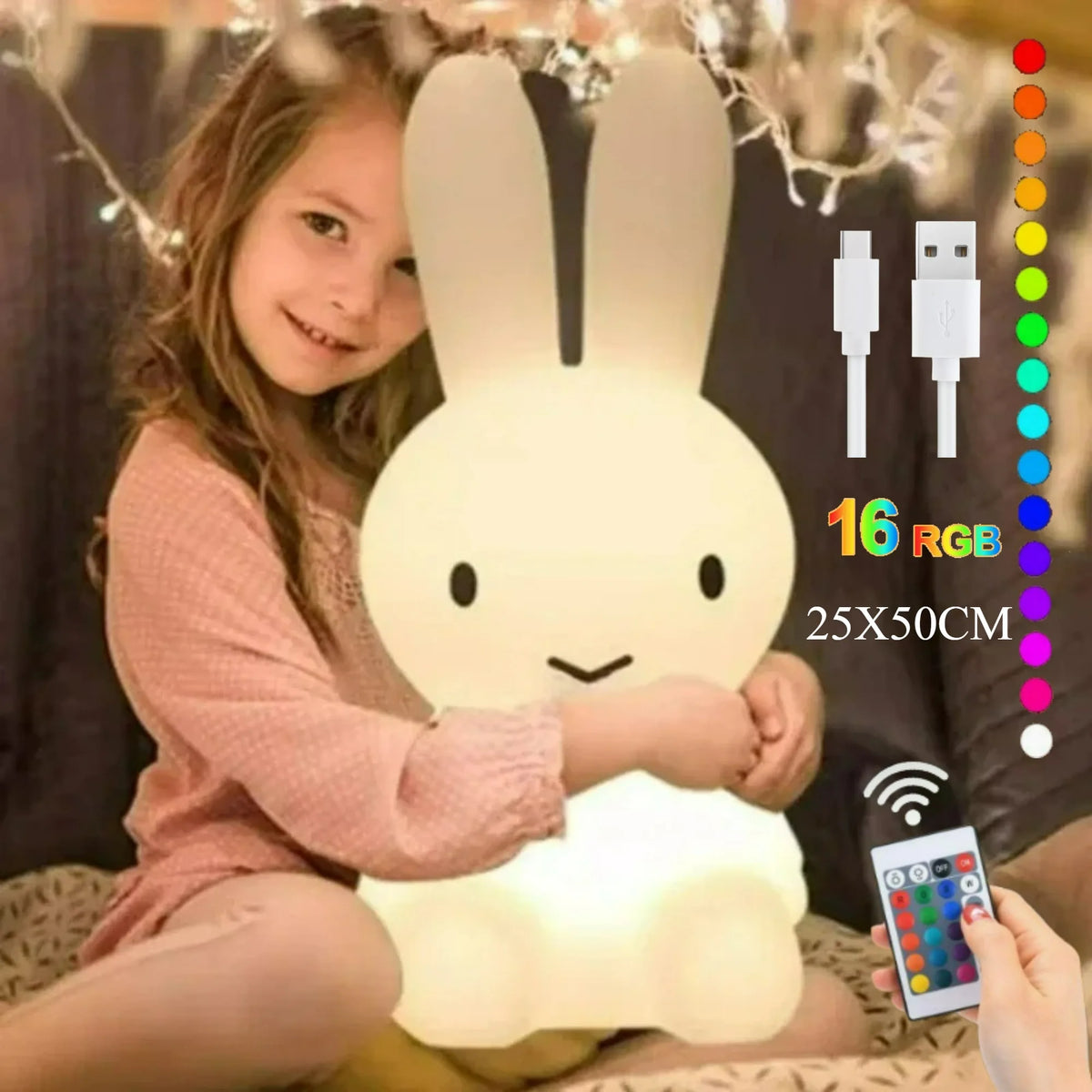 Cute Lighting Mood Light with Remote Control Dimming