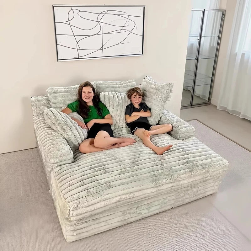 king-size customizable boneless couch