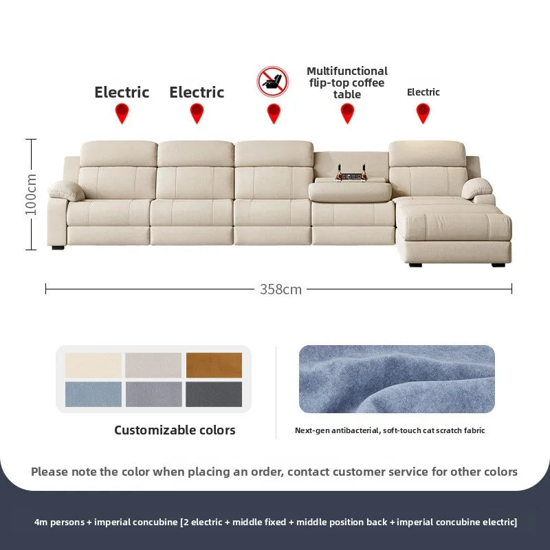 Electric Recliner Sofa Smart Fabric Sofa