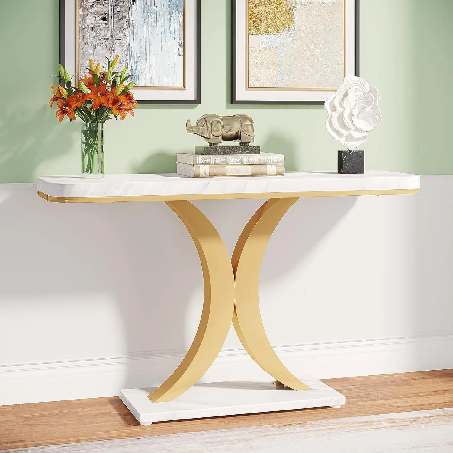 Industrial Console Table