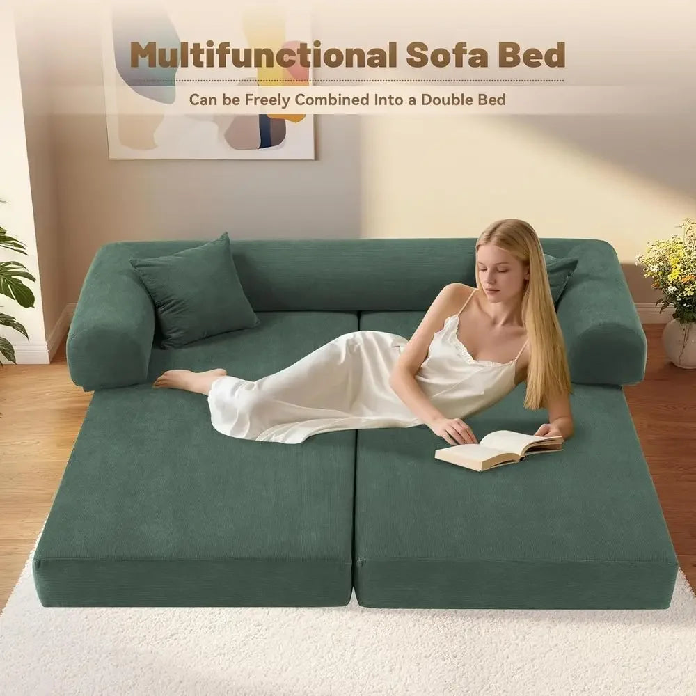 Convertible Sofa Bed with Storage