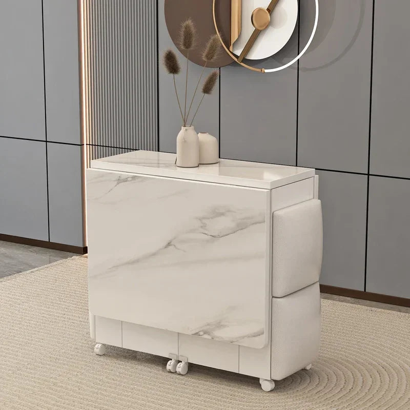 Italian Folding Dining Table 4 Stools