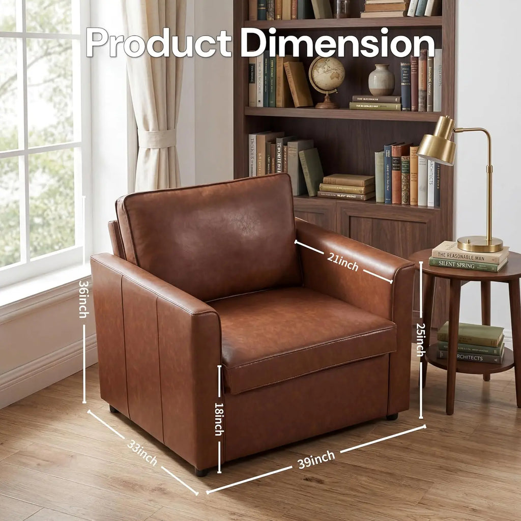 Armchair Set of 2, 39" Deep Seat Cushion