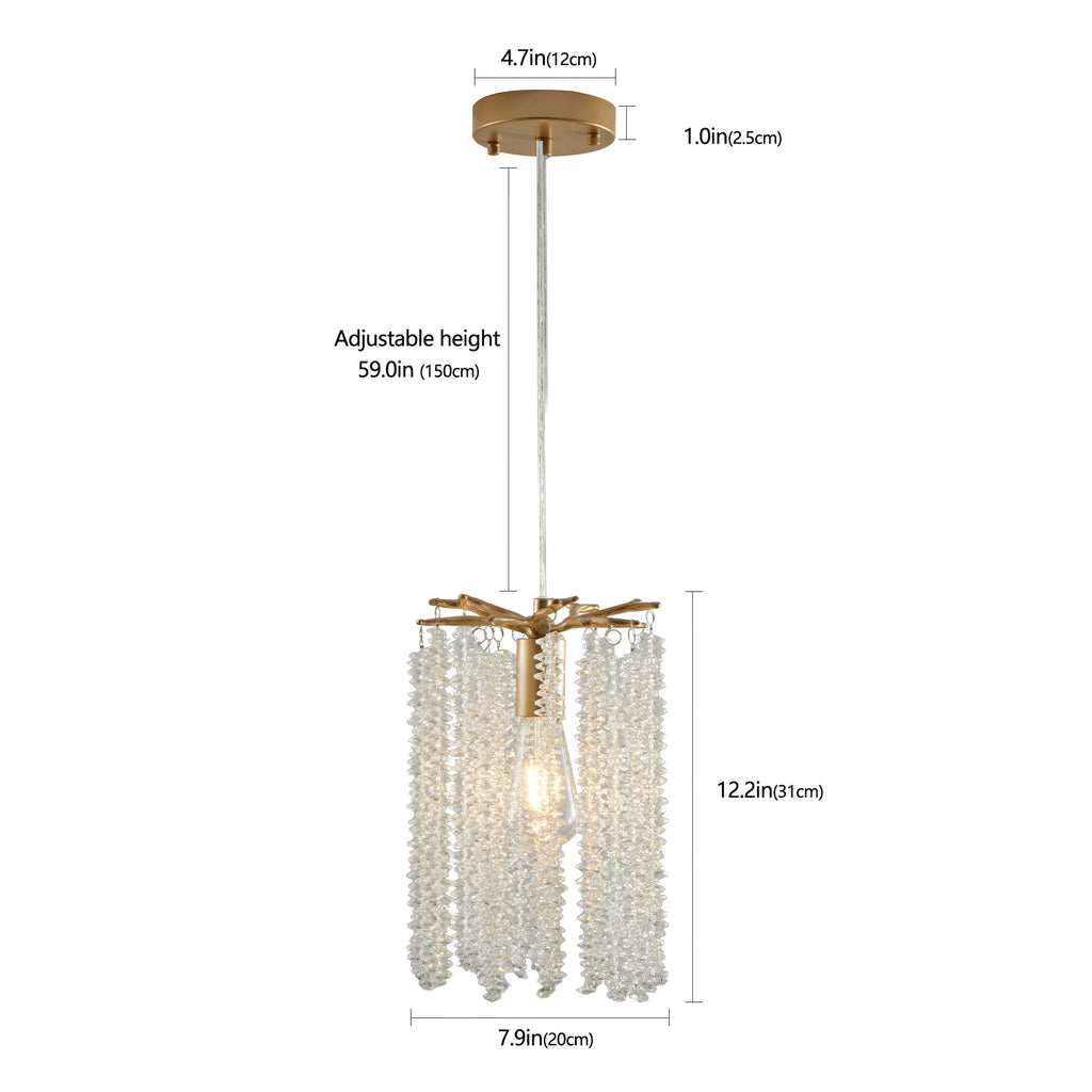 Luxury 3-Pack Crystal Pendant Lights