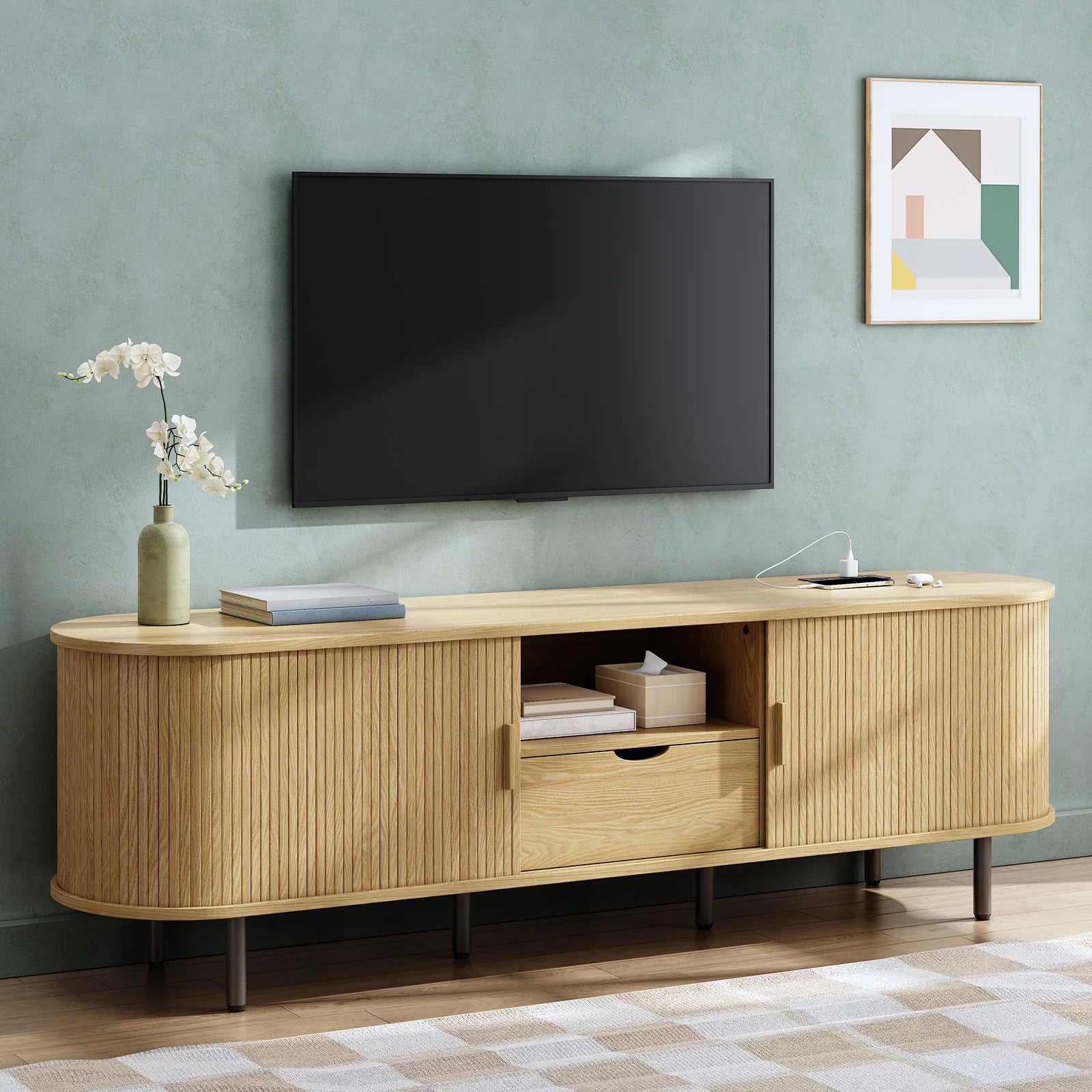 69" TV Stand Entertainment Center