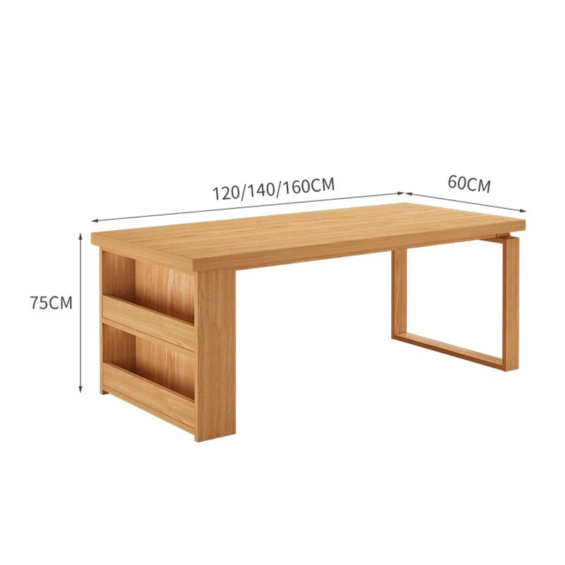 Nordic Walnut Kitchen Island Extendable Dining Table