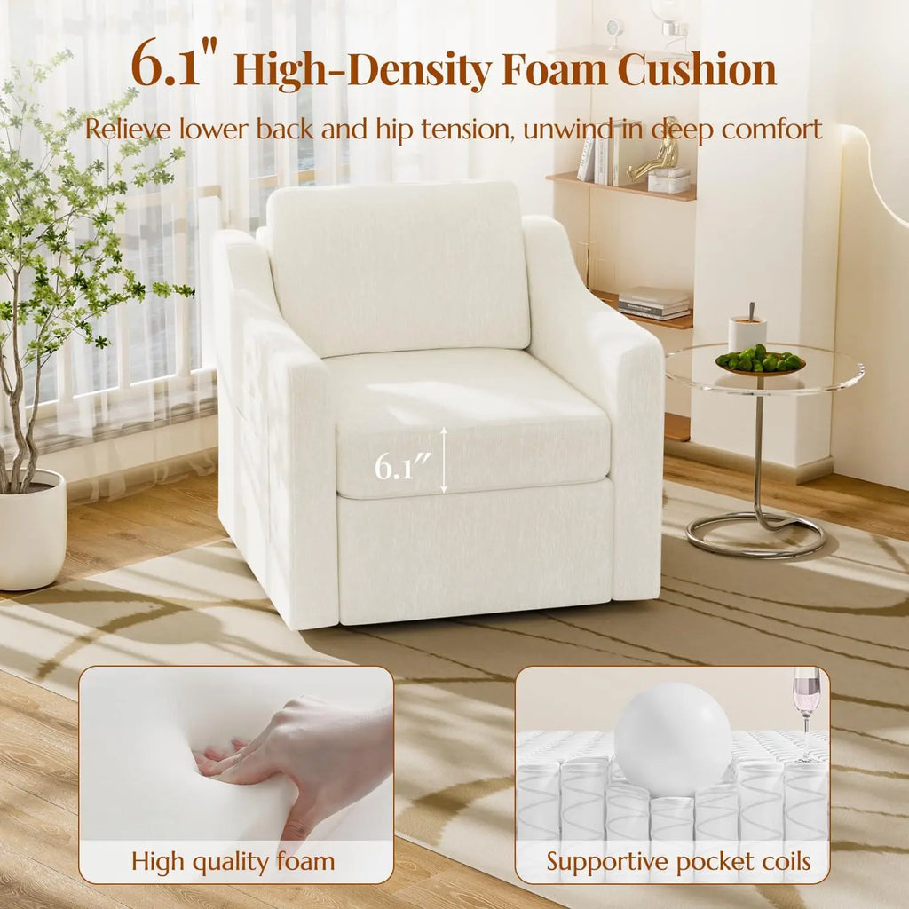 360° Swivel Accent Chair Set of 2,