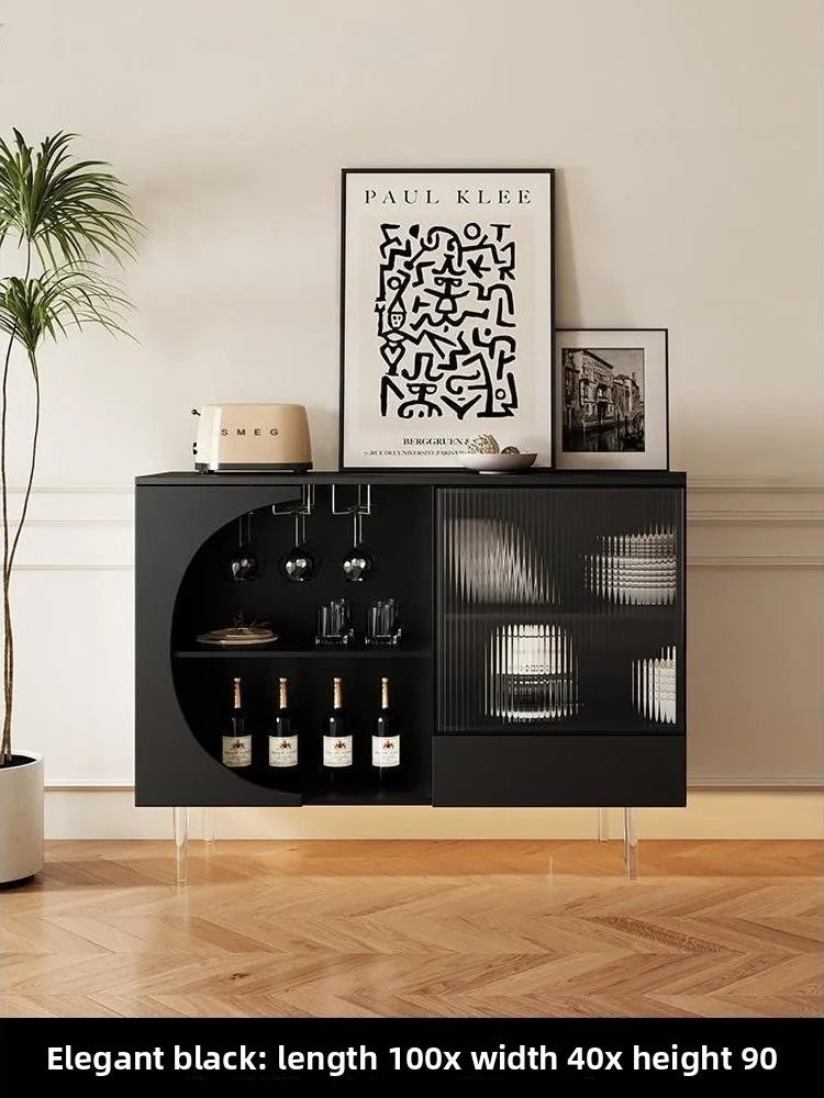 Cream Buffet Wood Island Storage