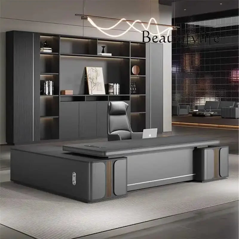 Boss Office Desk And Chair Combination