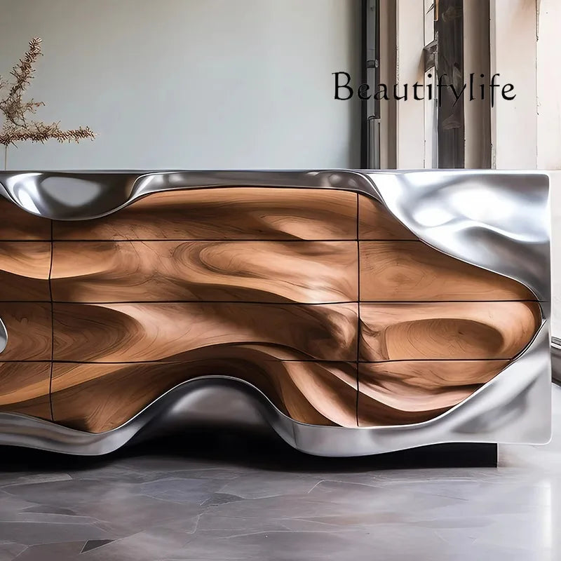 Modern luxury artist home dining room side cabinet