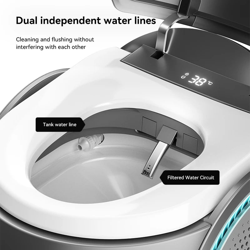 Modern Smart Toilet Heated Bidet Seat