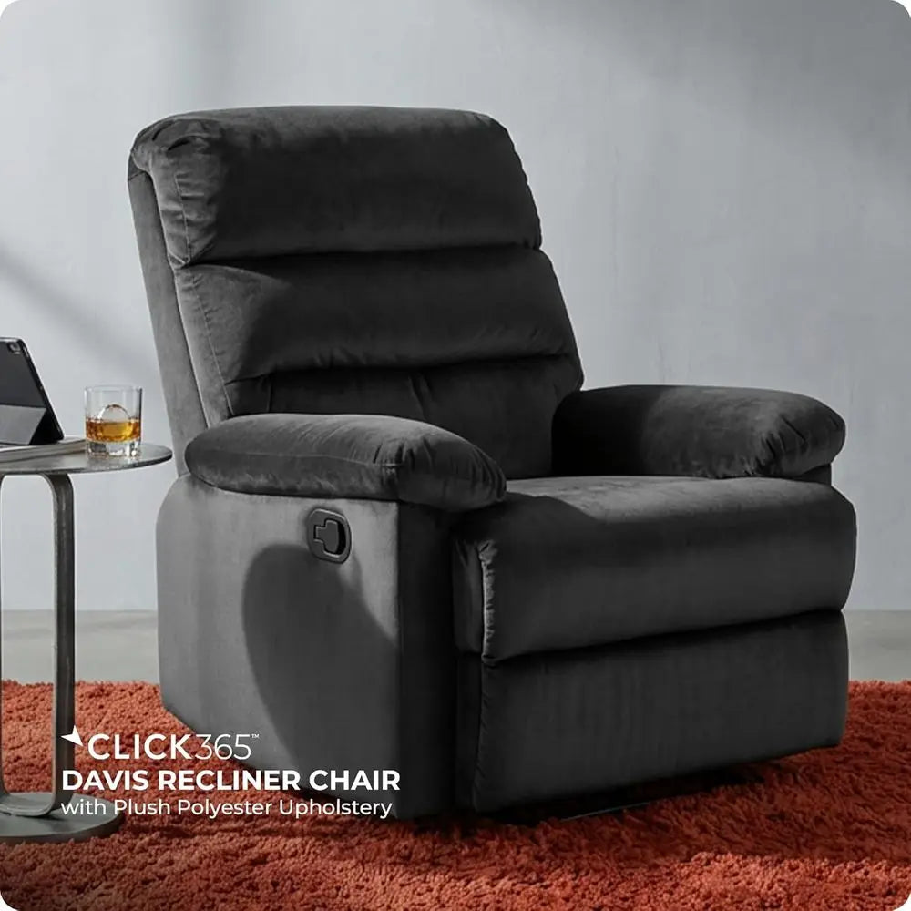Graphite Gray Recliner Chair,