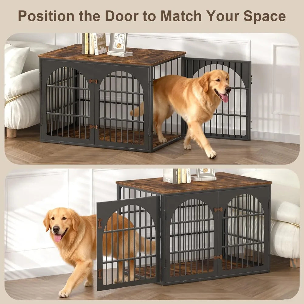 Heavy Duty Dog Crate Furniture for Large and Medium Dogs