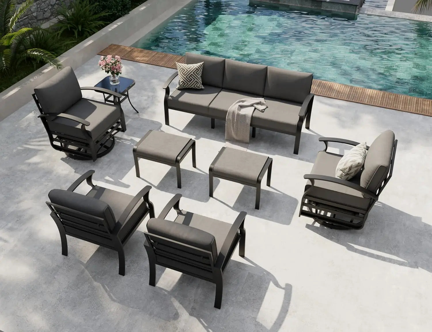 Aluminum Outdoor Patio Furniture Set