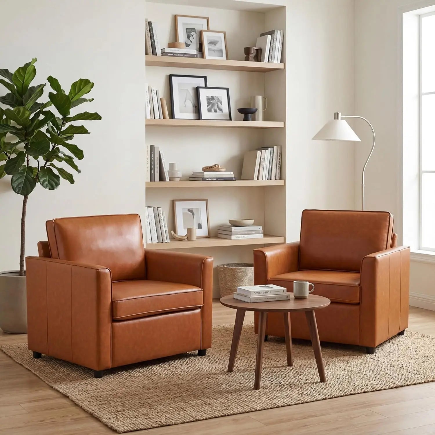 Armchair Set of 2, 39" Deep Seat Cushion