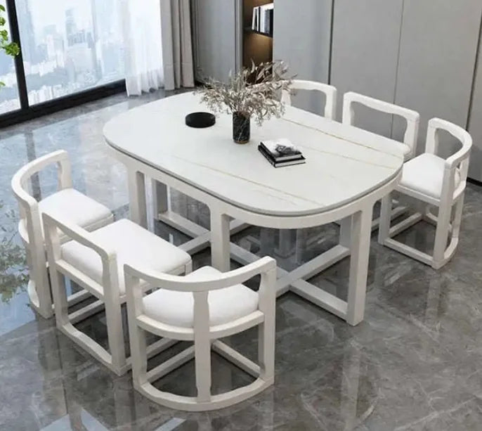 Sliding Dining Table and Chair Set