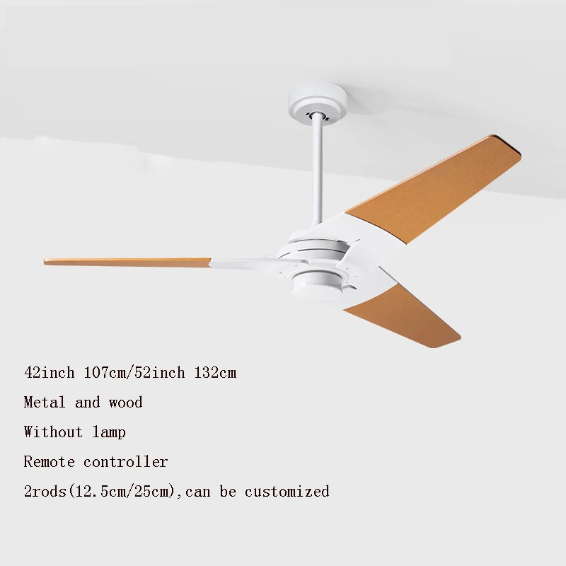 Modern Wooden LED Ceiling Fan