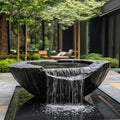 Black Mountain stone water bowl basin