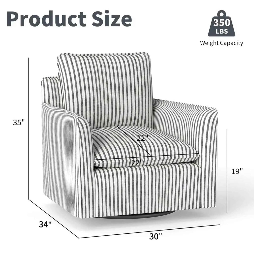Swivel Accent Square Chair