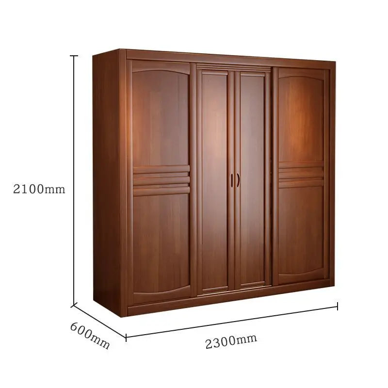 Wardrobe Solid wood sliding door