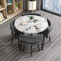 Light Luxury Dining Table and Chair Set