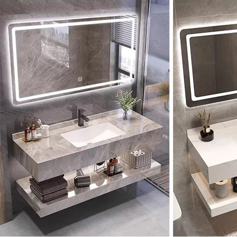 Simple Washbasin Bathroom Vanities Vintage Toilet Partition Vanity Bathroom Vanities Light Storage Mobiletto Bagno Furniture