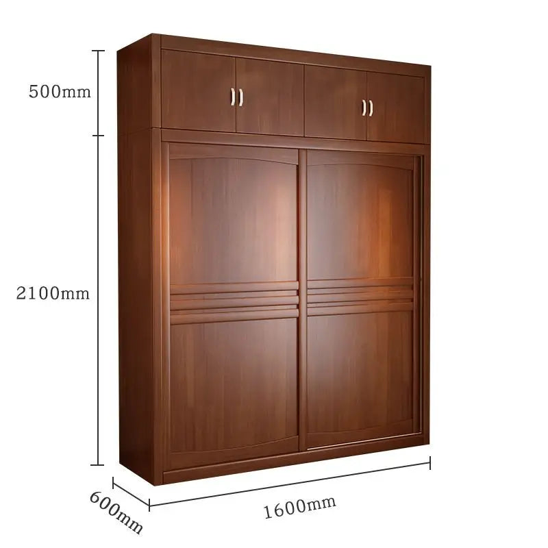 Wardrobe Solid wood sliding door