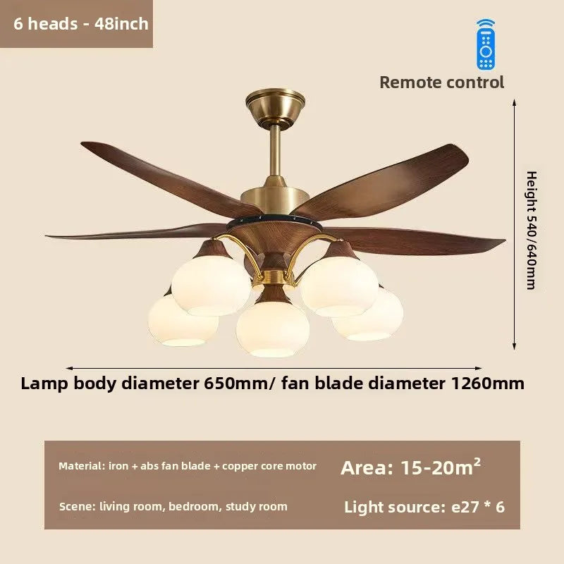 American Retro Ceiling Fan Lights