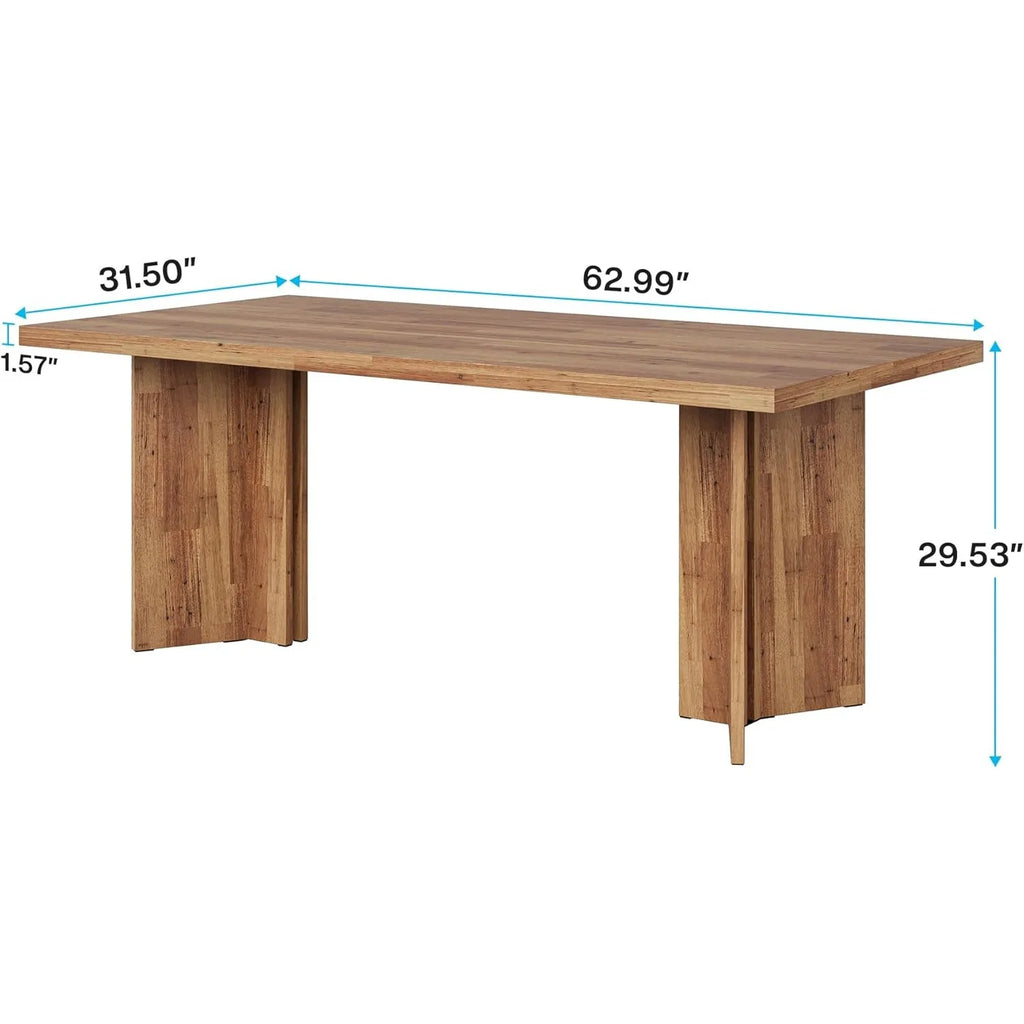 Farmhouse Dining Table for 4-6