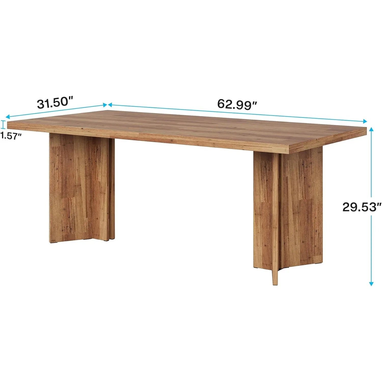 Farmhouse Dining Table for 4-6