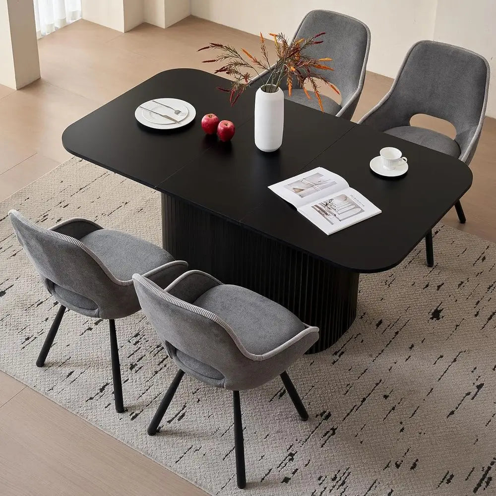 63 Modern Pedestal Dining Table