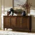 Farmhouse Style Wood Sideboard Buffet Cabinet