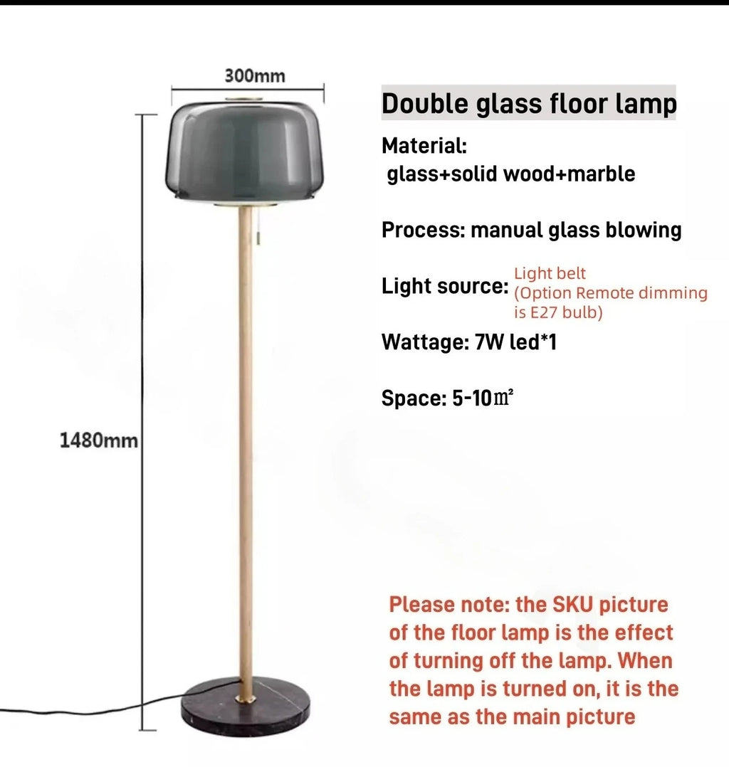 Modern Creative Glass Standing Floor Lamp