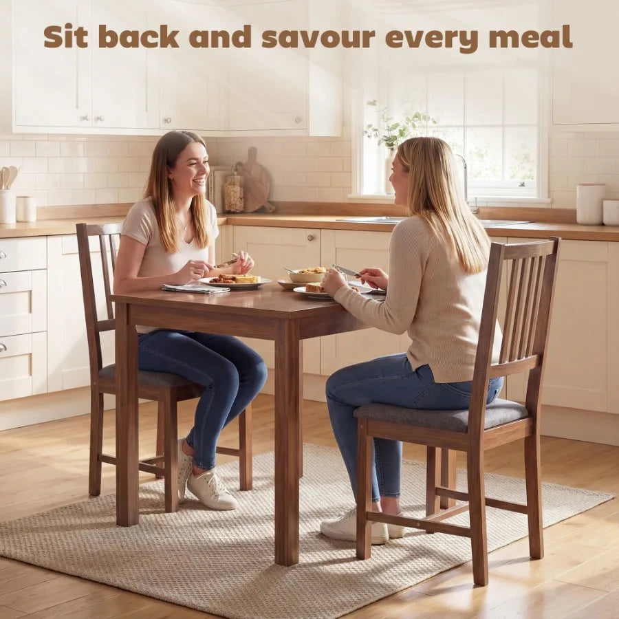 Set of 2 Chairs Upholstered Dining Room Chairs