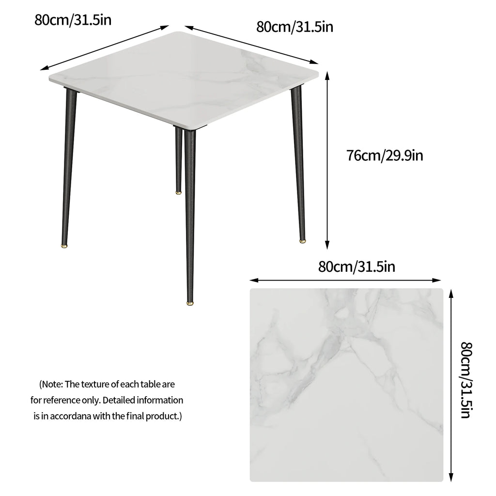 Slate Kitchen Dining Table with Sintered Stone