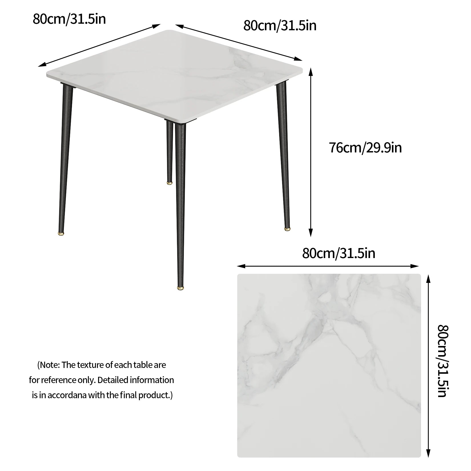 Slate Kitchen Dining Table with Sintered Stone